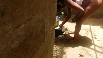 I was having my bath in my step grandma's local bathroom, my neighbor watched came to watch my nakedness, we fucked when i caught him