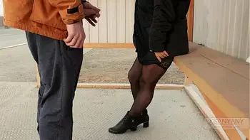 I love to get my dick in front of married strangers at the bus stop ... But I was in for a surprise!