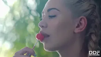 Lucky Stud Gets His Lollipop Licked by Lindsey Olsen & Sonia Lion