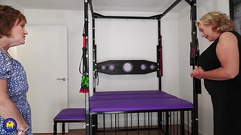 Submissive Mature Lady Kugar Lush Gets Dominated by Busty Mistress Camilla