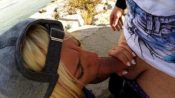 Big Booty Nympho Slammed Out In Public