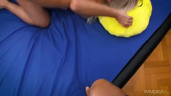 Angelika Grays Gets Her Puffy Pussy Pleasured By Porno Dan