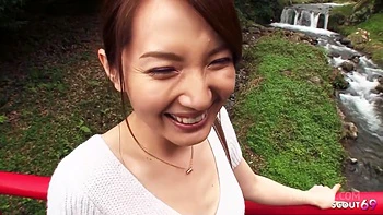 Skinny Asian Mature Wife talk to Cheating Suck and Swallow by Stranger in Uncensored JAV POV Porn