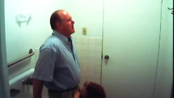 Cum guzzling cock sucking office slut gets on her knees