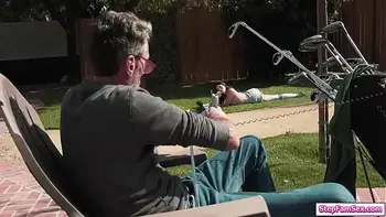 Latina stepdaughter is analed by stepdad