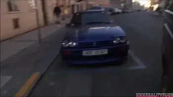 Long haired blonde bitch fuck shy amateur dude with small dick