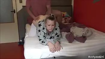 Sex in Bed with Phat Ass Step Sister