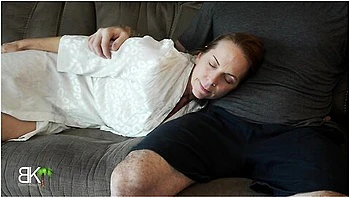 Stepmommy And Stepson Share A Couch - Perv-mom, Scott Trainor And Kymber Leigh