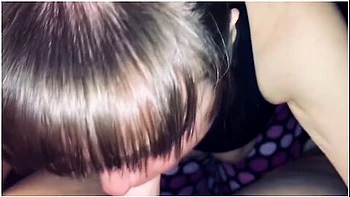 Friends Stepmom Sucking My Cock And Making Happy Noises When I Cum In Her Mouth. Showing Cum And Swallow - No Hands Cum