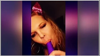 Custom Smoking Fetish With Dildo Sucking