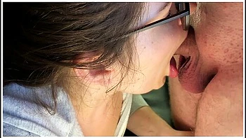 Sensual Blowjob Close Up - Cum In Mouth - Asmr