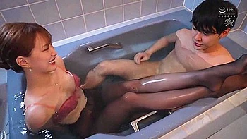 My Stepsisters Big Ass Showing Her Black Pantyhose [decensored] - Akari Mitani