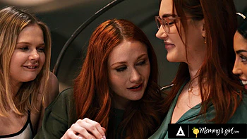 MOMMY'S GIRL - MILF Siri Dahl Comforts Stepdaughter & BFFs Coco Lovelock & Vanessa Sky