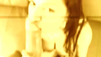 Busty brunette babe gets fucked in POV