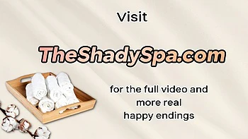 Petite masseue bitch gives passionate HJ