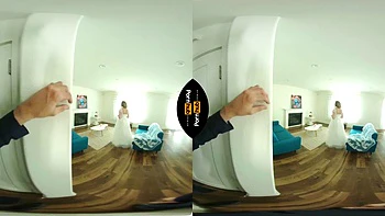 Nervous bride: Blowjob, Cowgirl  Blonde VR Porn