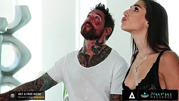 NURUMASSAGE Abella Danger s Wet Pussy Fixed His Back Pain by Nuru Massage: Porn