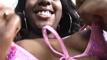 Ebony teen fucked by white guy and ends with creampie: Blowjob, Doggy  Missonary Porn