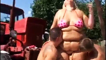 BBW Blond Takes 2 Cocks: Blowjob, Missonary  Xnxx Porn