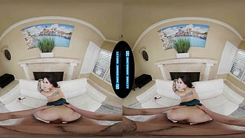 LETHAL HARDCORE VR - You Catch Tiny SAGE HUNTER Fucking a Dildo ft. Emma Rosie  Nick Strokes: Porn