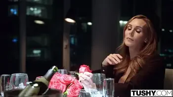 TUSHY Anal-crazy Violet proves she's the right type of girl