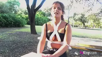 Big titted Natali Quinn looks for a GIANT COCK all for herself