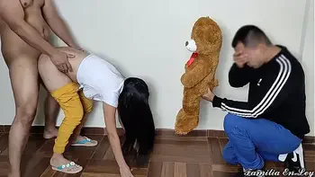 I Bring My Girlfriend a Teddy But She Prefers Her Lover's Big Cock - The Day My Girlfriend Mounts Me In Front Of Me And I Enjoy It Netorare