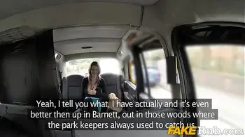 Hot Blonde Babe's Anal Taxi Ride