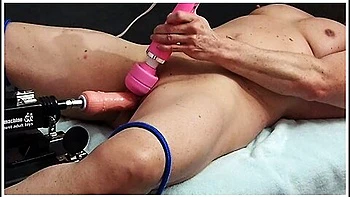 Tied Wide Open And Fucked With Machine