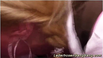 Big Boob Gangbang Orgy