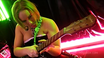 Blonde Scottish Rocker Takes Hard Cock