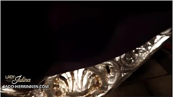 Become Lady Julinas Latex Slave And Strapon Sucker