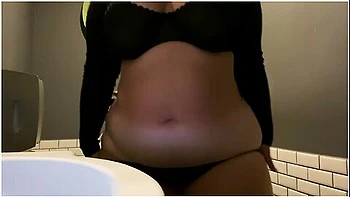 Bbw In Bar Toilet Undresses And Caresses Huge Tits Irina Priroda