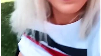 Wtf Totally Horny! Secretly Masturbating In The Garden - Leoniepur