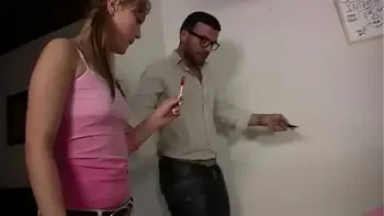 Horny czech 18yo punished by her teacher