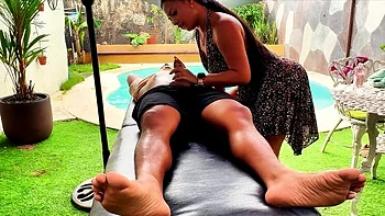 Horny Stepmother Tricked Me - Happy Ending Massage with Big Ass MILF