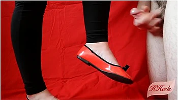 Lick My Ballet Flat And Cum On Them !