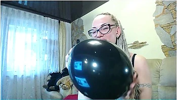 Loners Welcome! Blonde And Black Balloon