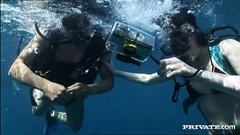 Sabina Is Fucked Underwater before the Ocean Is Filled with Tiny Sperm - Private Porn Sex Videos