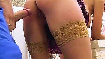 Janitor And His Friends Fuck The New Tenants And Also Enjoy Getting A Blowjob