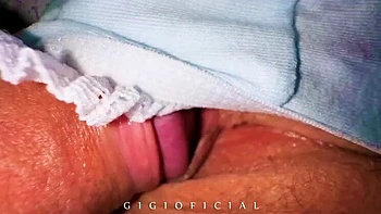 Norwegian Amateur MILF Gigioficial Gets Cum Inside Her Bunny Panties Changing Color - POV Lingerie Fuck in 4K