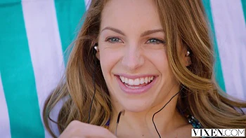 Babes.Com presents a sensual scene with Kimmy Granger on the bed