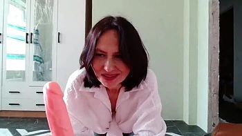 Angela Lady Sporty Sex - Big Tits Russian MILF Amateur Hairy Pussy Moaning