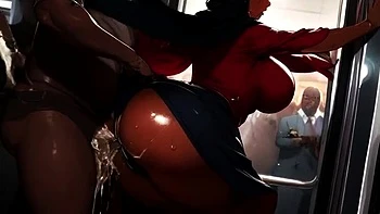 Somali MILF Big Ass & Hijab Muslim Women Blowjob Eid Hentai Cartoon