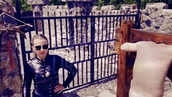 Mistress Zeida Whipping Slave - Brutal Outdoor BDSM Humiliation & Hair Cutting