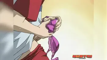 catches her stepson masturbating with her lingerie | Uncensored hentai