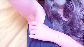 A Japanese Amateur In A Tank Top Just Strokes Her Armpit Hair [homemade]