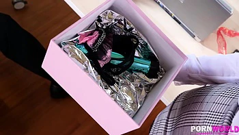 Sexy secretary Lenina Crowne cowgirl fucks her boss and gets a gooey facial GP1379