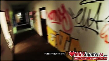 Lets Skinny Vicky Hundt Suck His Dick Before The Fucking