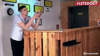 LETSDOEIT - (Arteya, Tommy Cabrio) - Big Ass Russian Teen Sucks Hostel Receptionist Off In Front Of Her BF